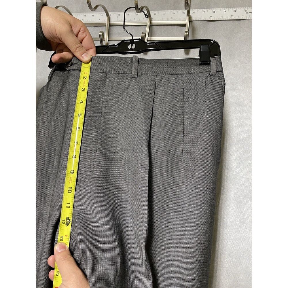 Ralph Lauren Suit Men 44R Gray 2B Wool Career Office Pants Business 40X28 Luxury - Picture 15 of 16
